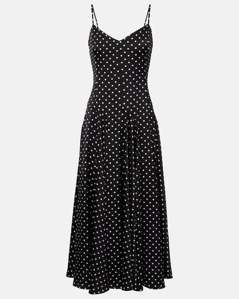 Ralph Lauren Midikleid Schwarz