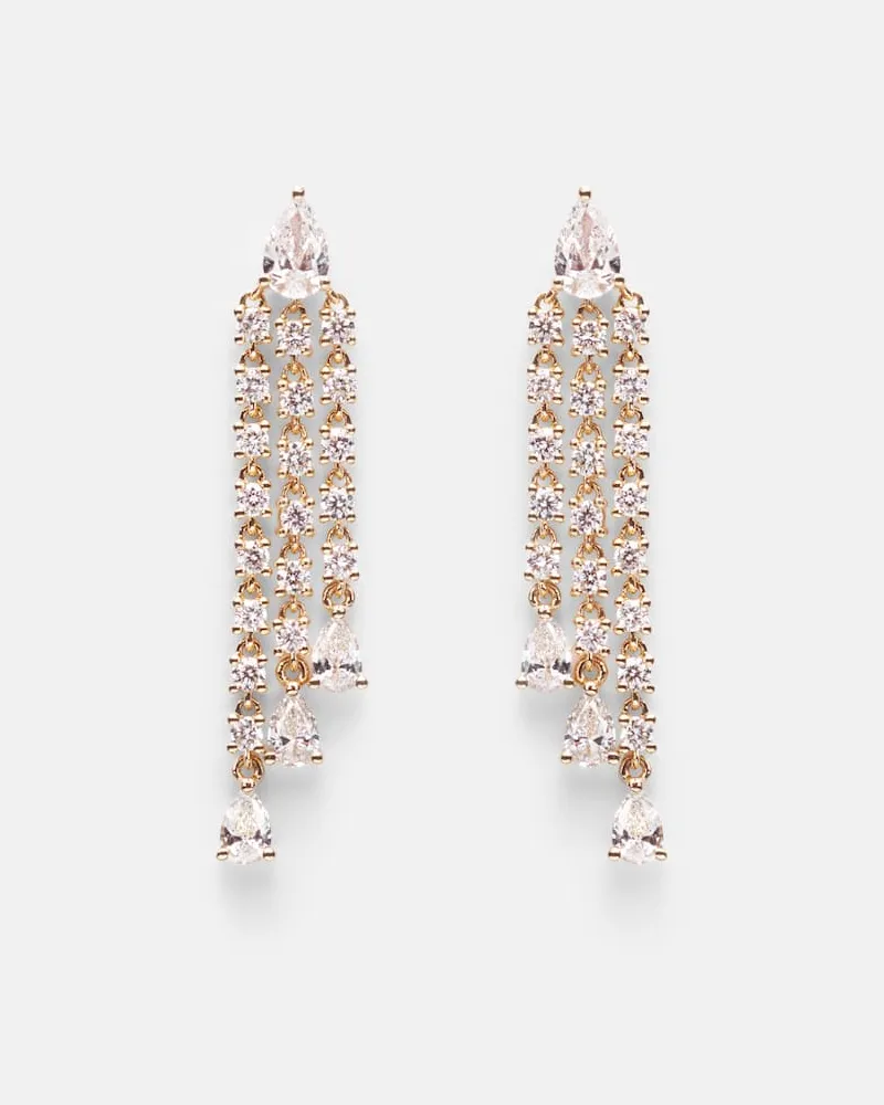 ANITA KO Ohrringe aus 18kt Gelbgold mit Diamanten Gold