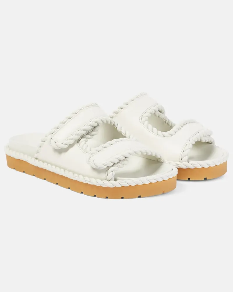 Bottega Veneta Sandalen Jack aus Leder Weiß