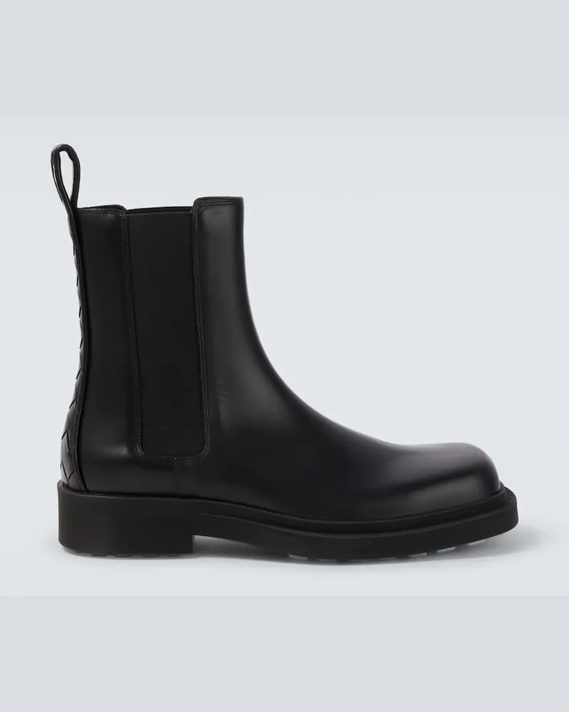 Bottega Veneta Chelsea Boots Ben aus Leder Schwarz
