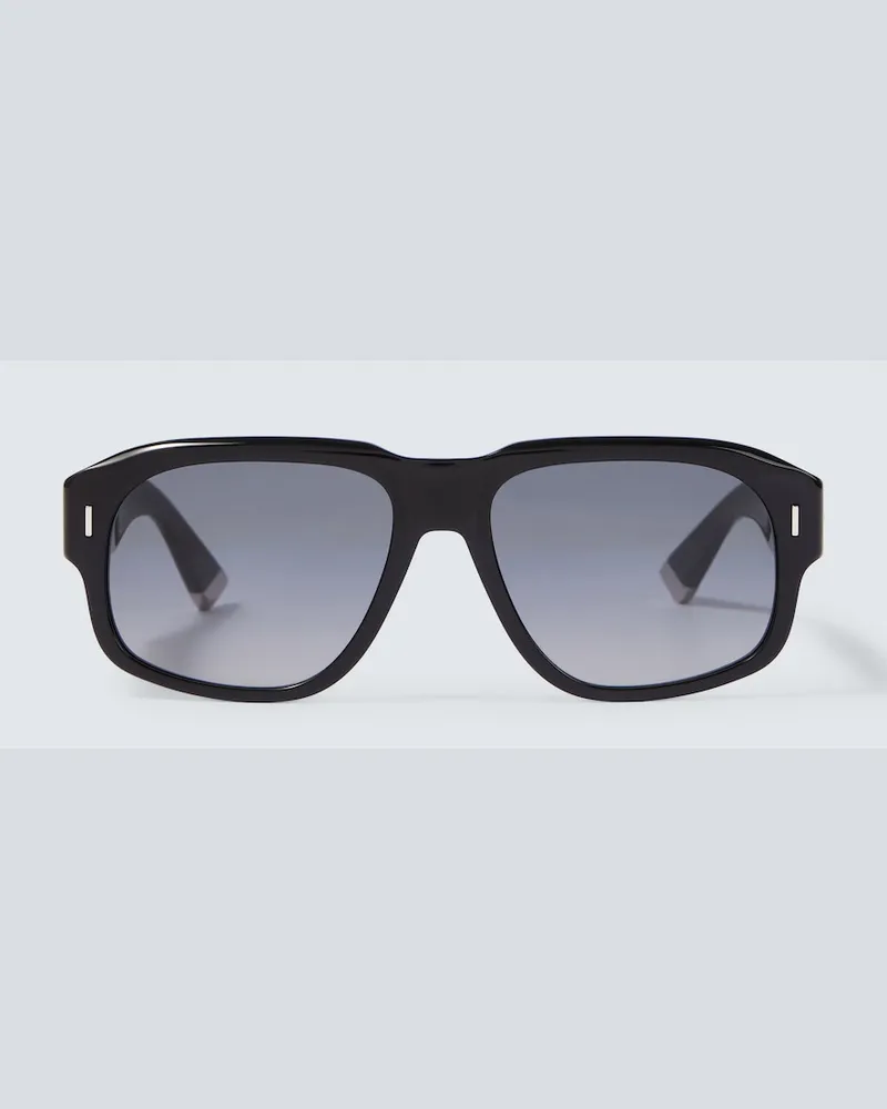 Dior Eckige Sonnenbrille DiorTailoring Schwarz