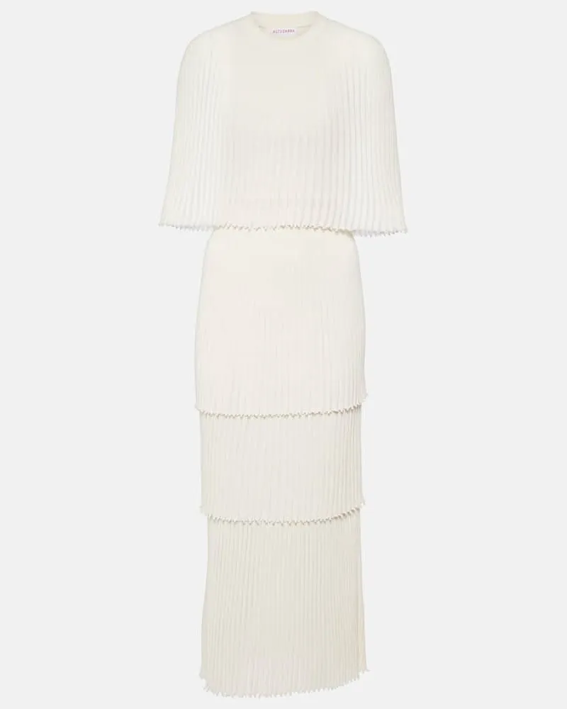 Altuzarra Bridal Robe Aerial Weiß