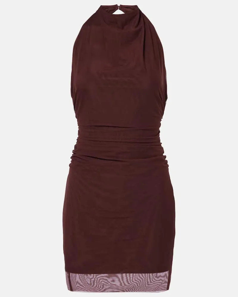 SIR Minikleid aus Jersey Braun