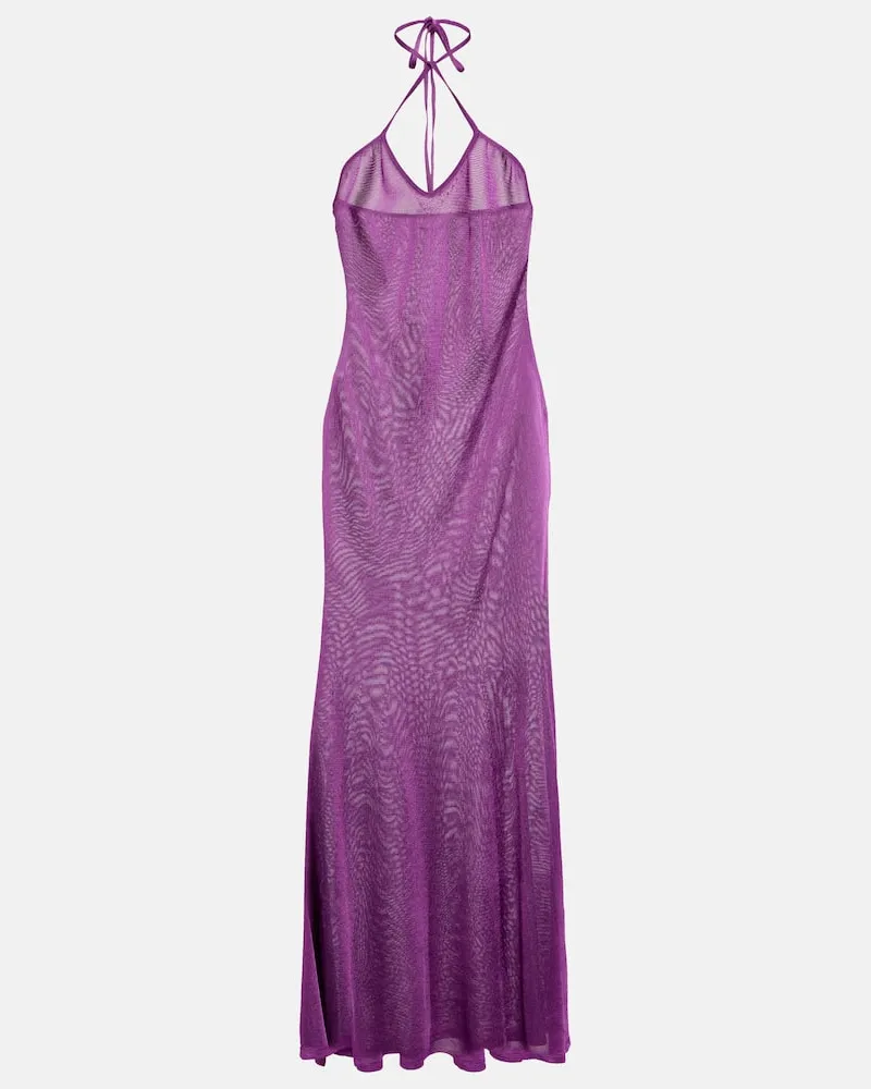 Tom Ford Maxikleid aus Jersey Rosa