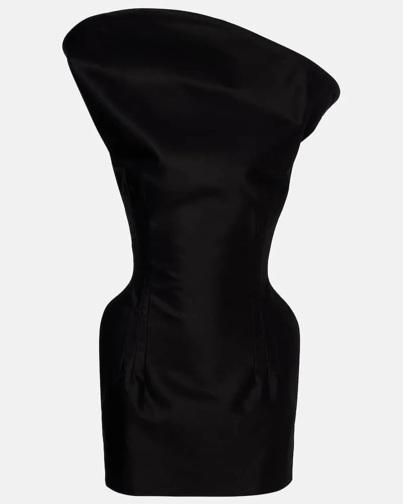 Magda Butrym Kleid aus Baumwolle Schwarz