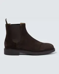 Gianvito Rossi Chelsea Boots Douglas aus Veloursleder Braun