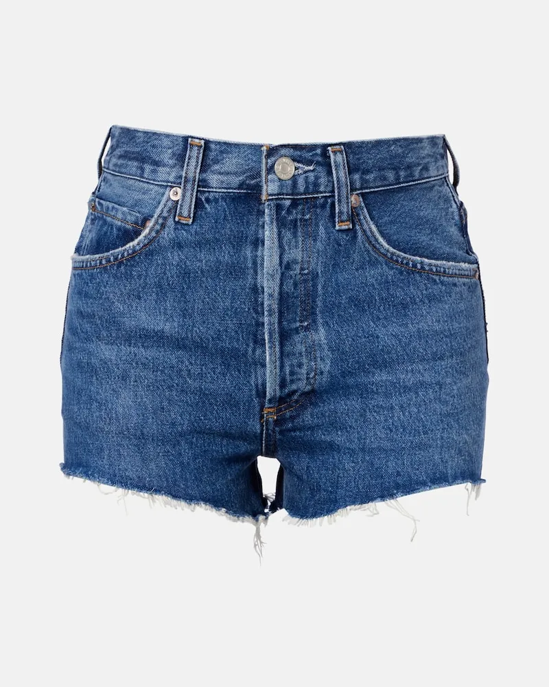 AGOLDE Jeansshorts Ridley Blau