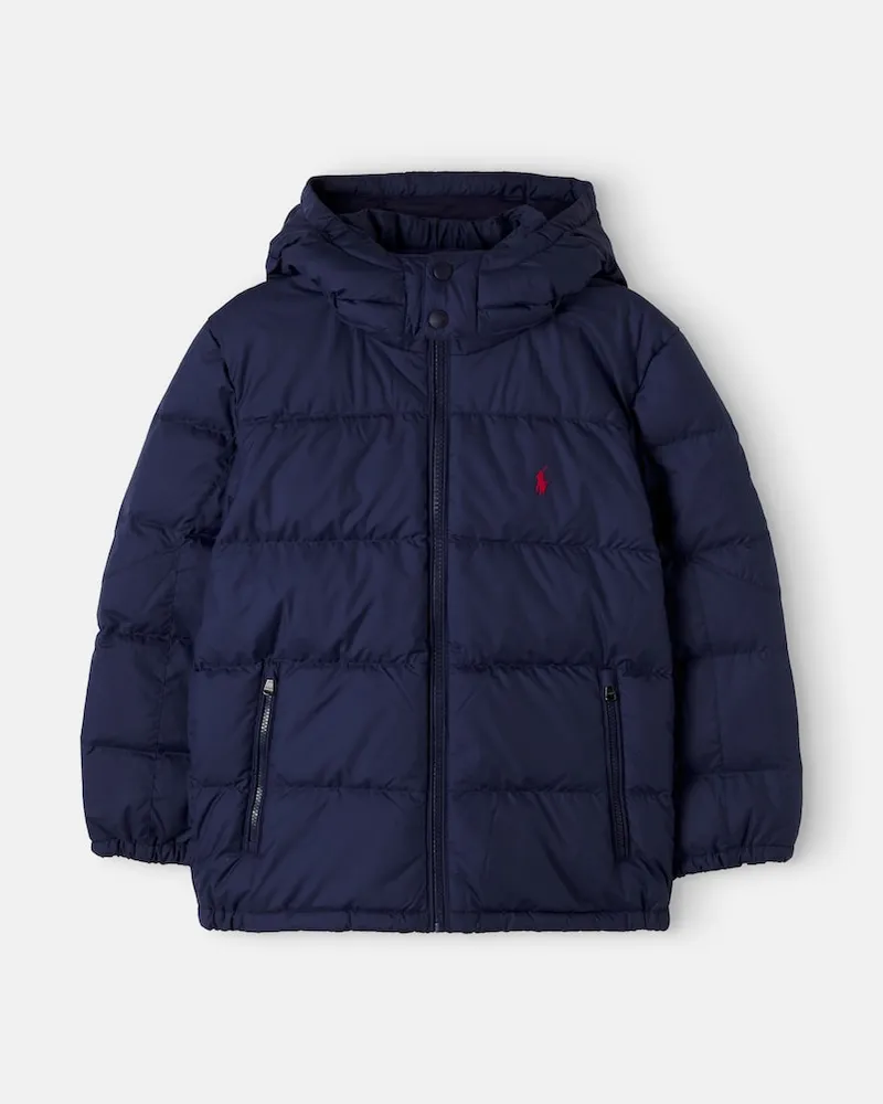 Ralph Lauren Wattierte Daunenjacke Blau