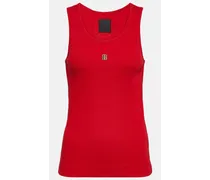 Givenchy Top aus Baumwoll-Jersey Rot
