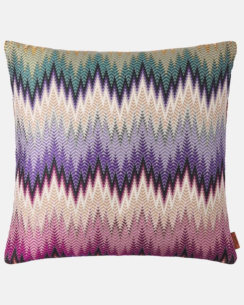 Missoni Kissen Phrae aus einem Baumwollgemisch Multicolor