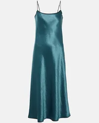 Vince Slipdress aus Satin Blau