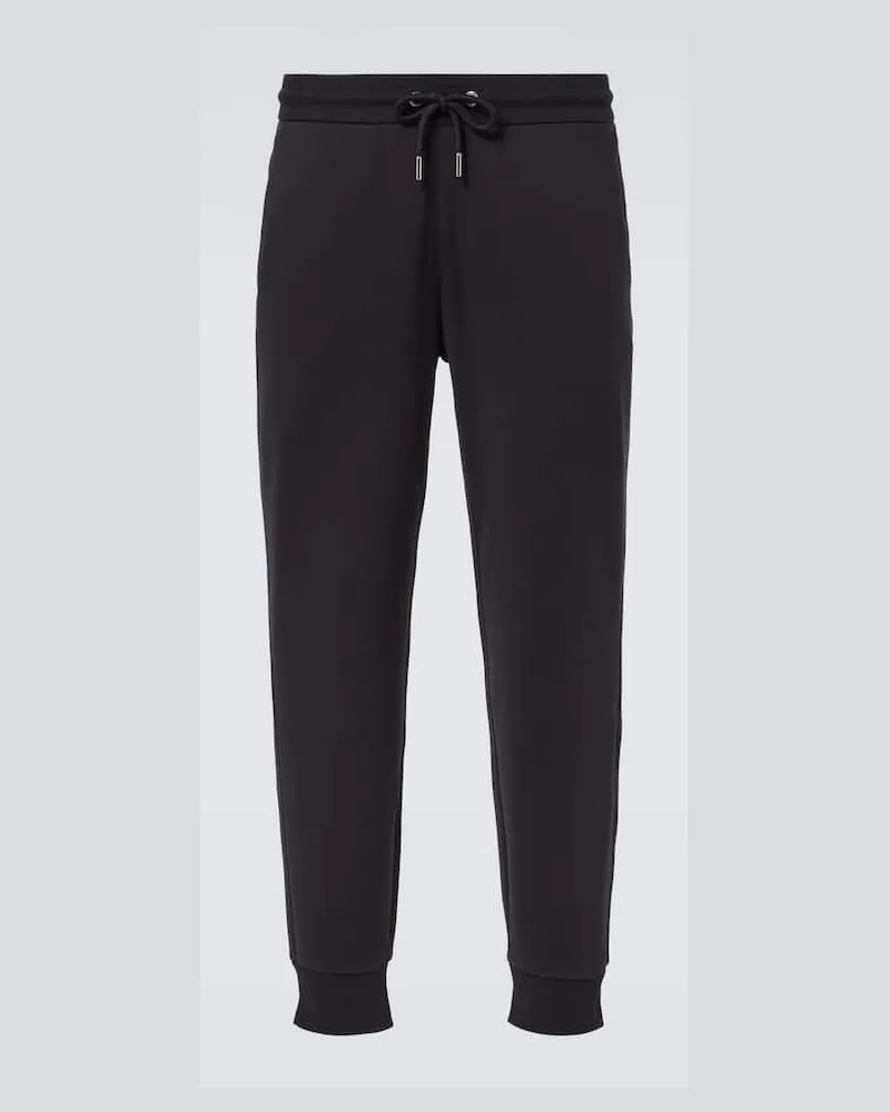 Moncler Jogginghose aus Baumwoll-Jersey Blau