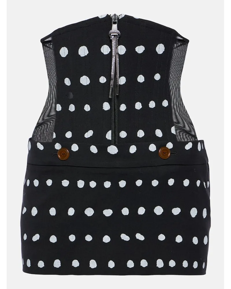 Vivienne Westwood Minirock Foam aus Schurwolle Multicolor