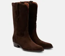 Westernstiefel Hilda 35 aus Veloursleder