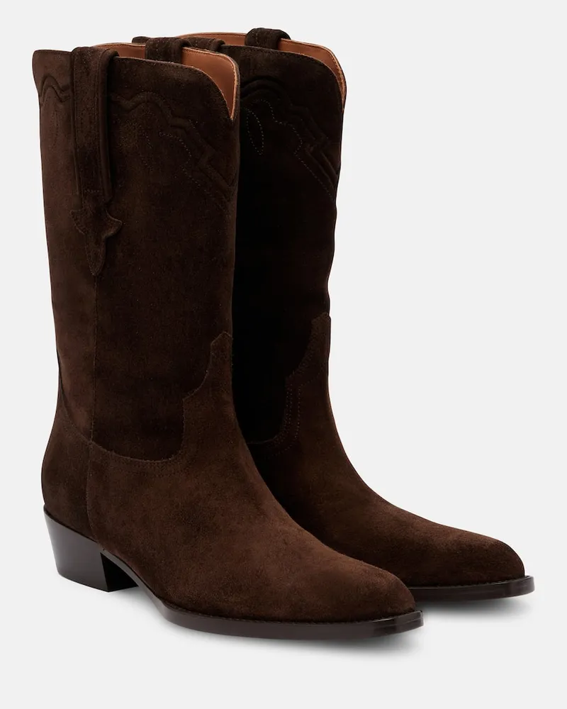 Paris Texas Westernstiefel Hilda 35 aus Veloursleder Braun