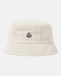 Moncler Hut aus Cord Beige