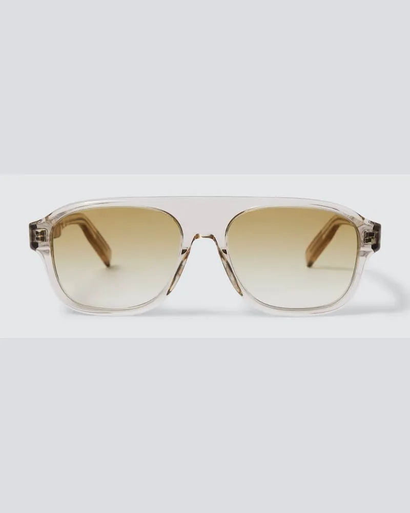 Dior Eckige Sonnenbrille CD Icon Braun