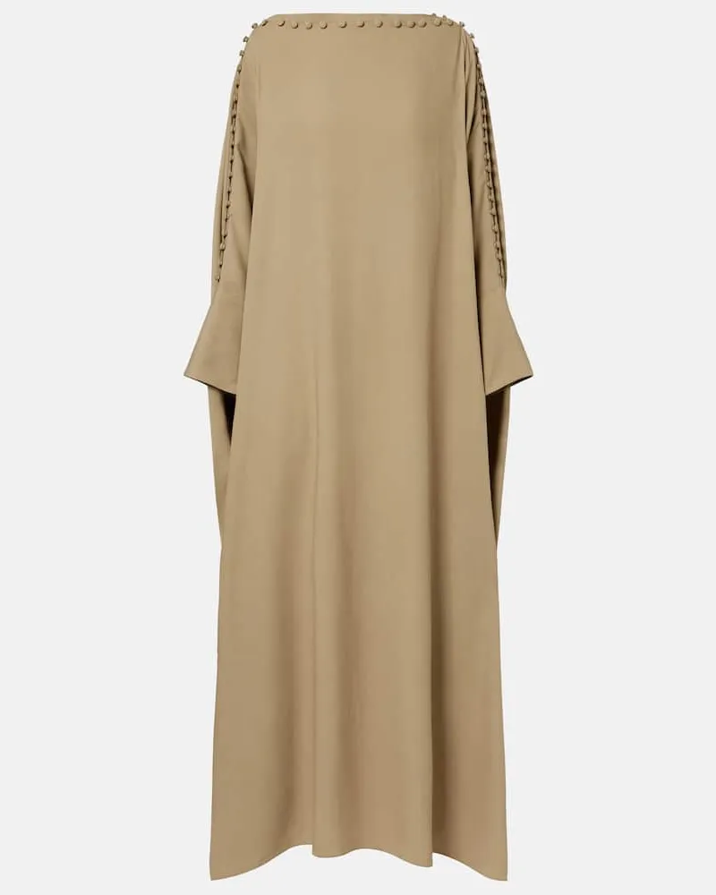 Taller Marmo Kaftan Mila aus Crêpe Beige