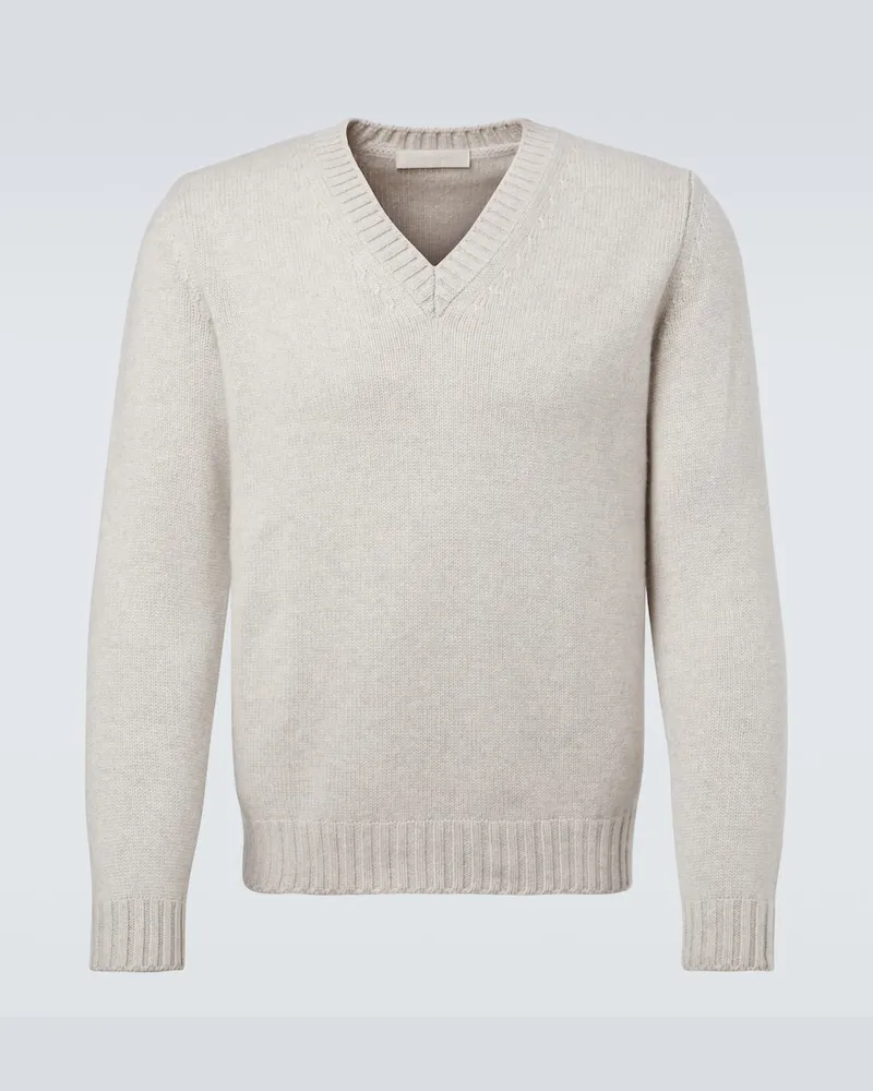 SAMAN AMEL Pullover Kay aus Kaschmir Grau