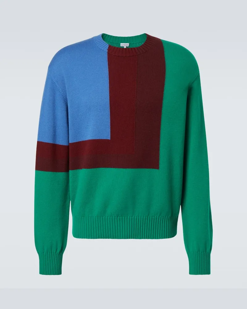 Loewe Pullover aus Wolle Multicolor