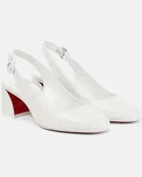 Christian Louboutin Slingback-Pumps So Jane aus Leder Weiss