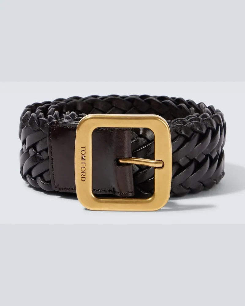 Tom Ford Gürtel aus Leder Schwarz