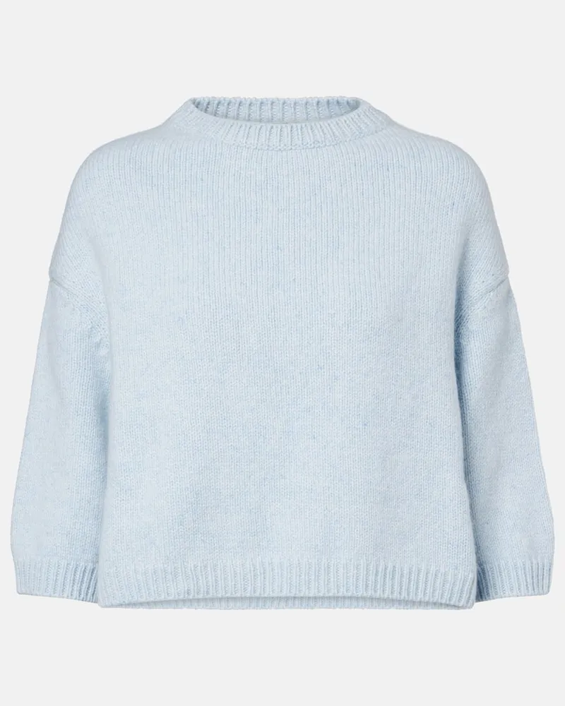KHAITE Pullover Sabine aus Kaschmir Blau