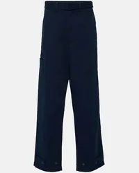 Christophe Lemaire Mid-Rise Straight Jeans Blau