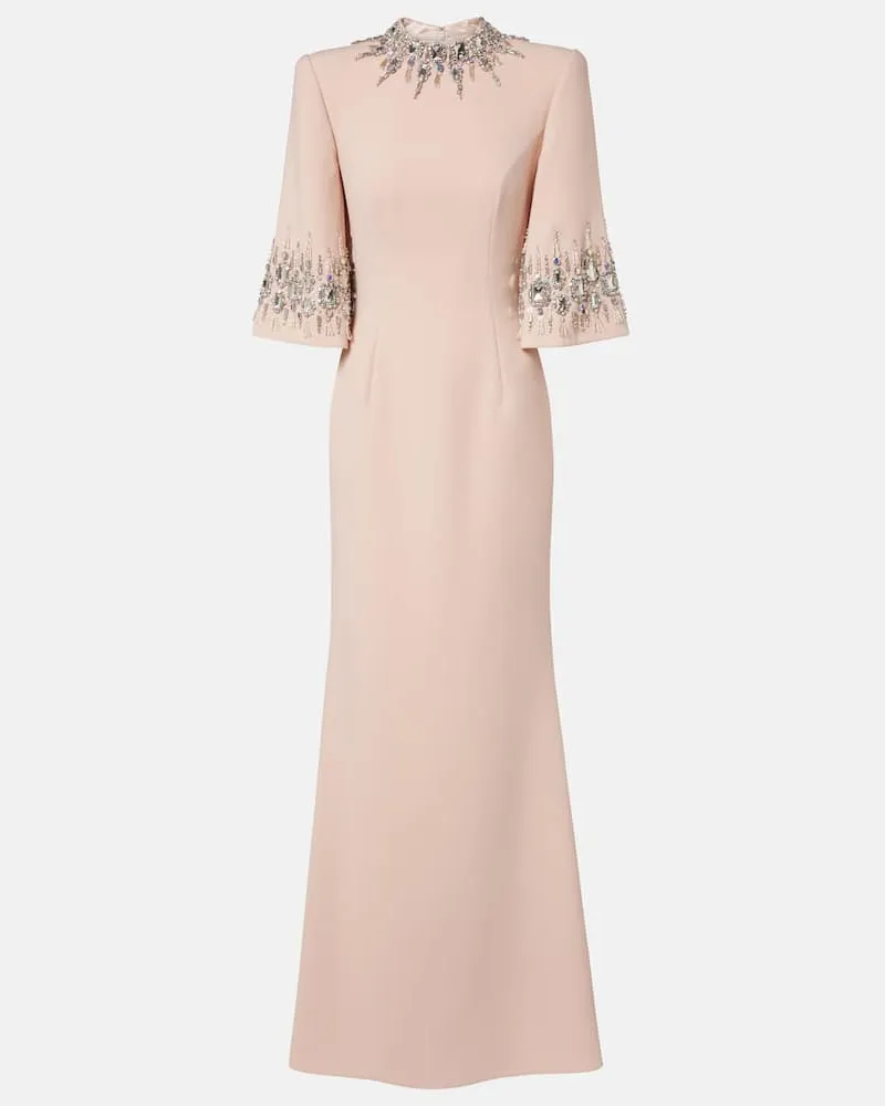 Jenny Packham Verzierte Robe Ilana Rosa