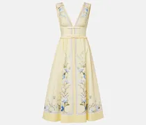 Midikleid aus Baumwollpopeline