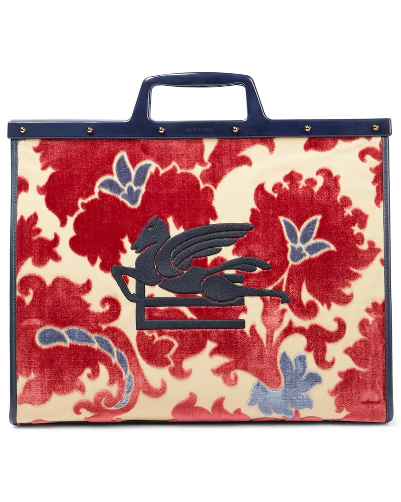 Etro Tote Bag Love Trotter Large aus Jacquard Multicolor