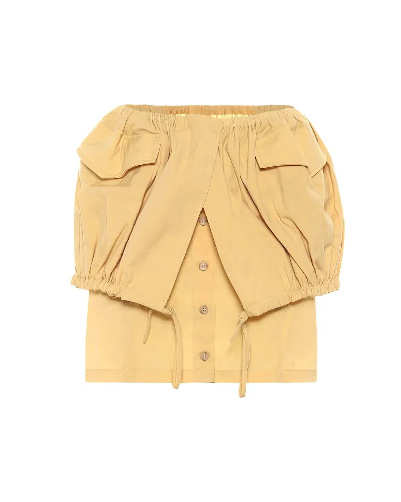 Jacquemus Minirock La Jupe Cueillette Gelb