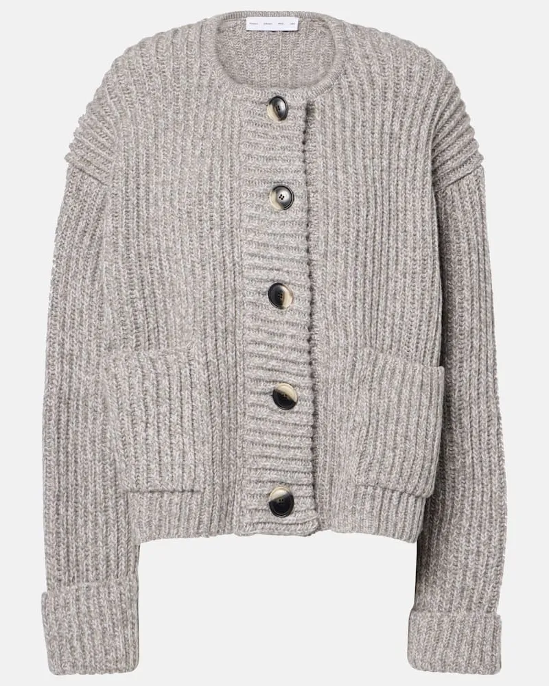 Proenza Schouler White Label Cardigan Azura aus Wolle Blau