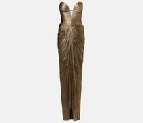 Bustier-Robe Alessandra aus Seide