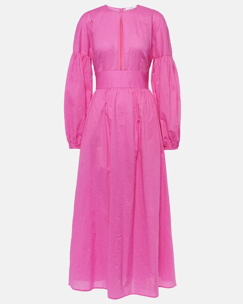 Marysia Maxikleid Roset aus Baumwolle Rosa