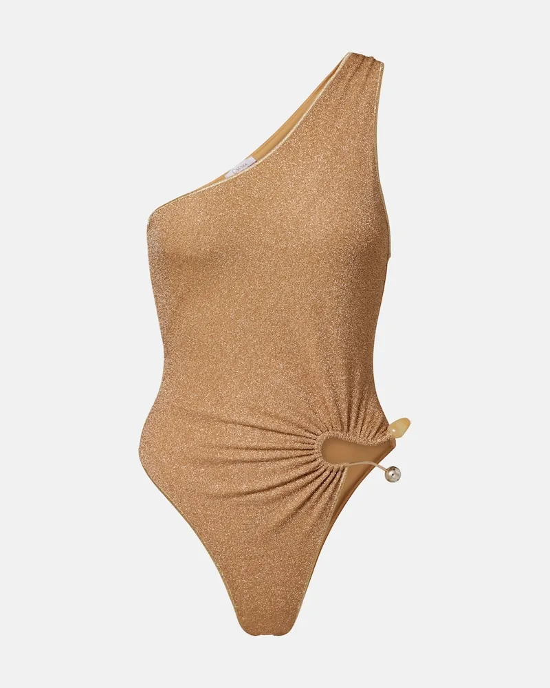 Oséree Oséree Badeanzug Gold