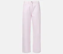 Mid-Rise Wide-Leg Jeans