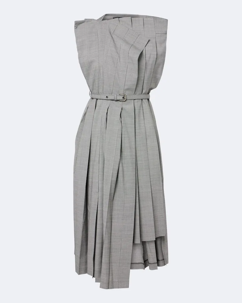 Junya Watanabe Midikleid Grau