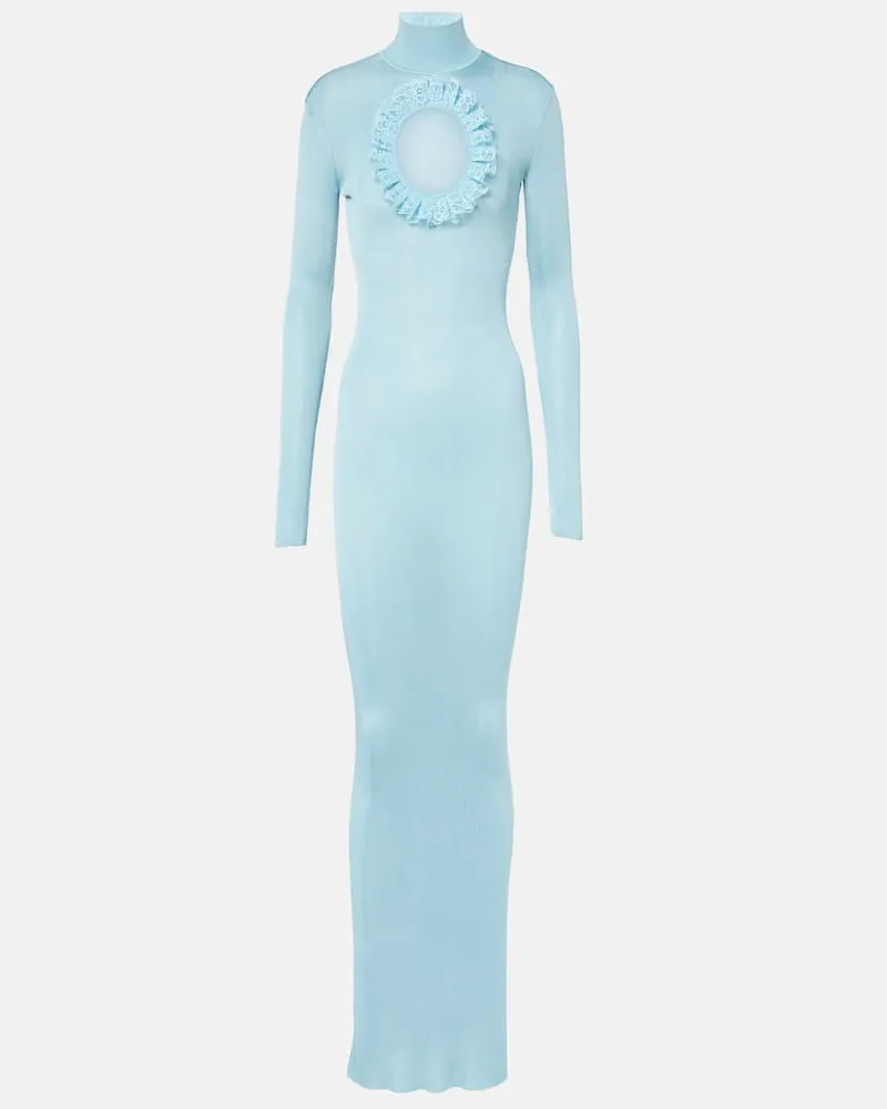Self-Portrait X Christopher Kane Maxikleid Blau