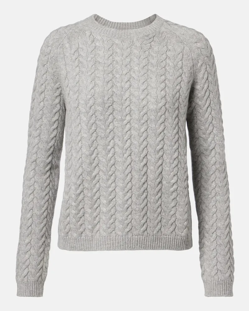 Max Mara Pullover aus Wolle und Kaschmir Grau