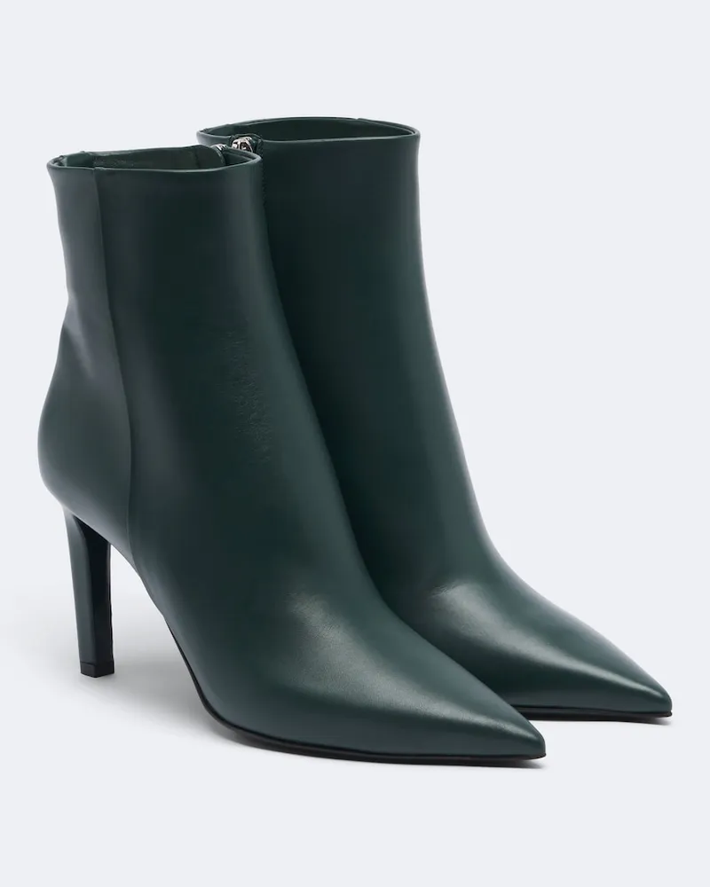 Jimmy Choo Ankle Boots Frankie aus Leder Grün