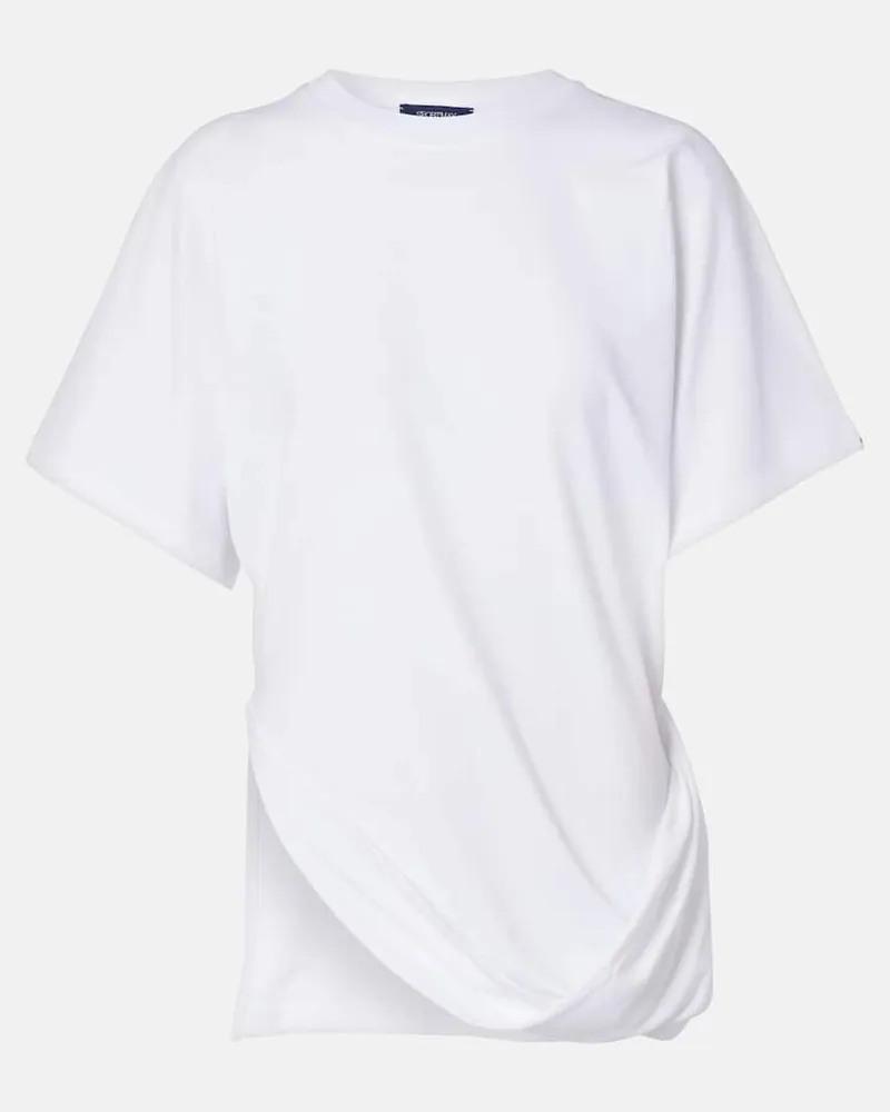 SPORTMAX T-Shirt Keras aus einem Baumwollgemisch Weiß