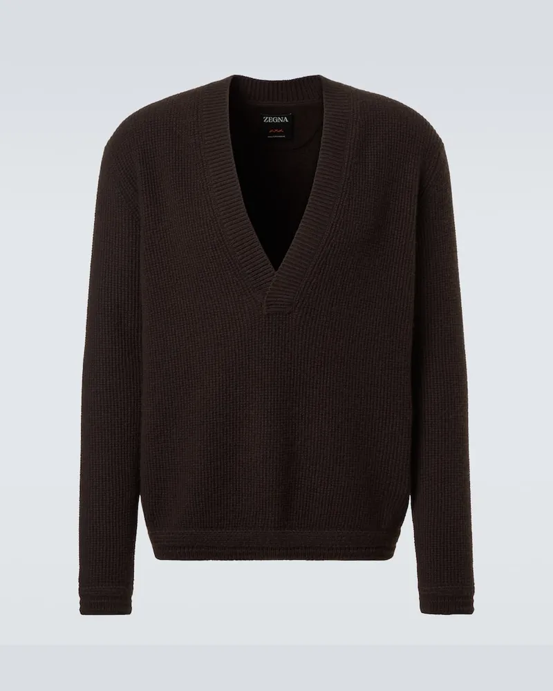 Ermenegildo Zegna Pullover aus Kaschmir Schwarz