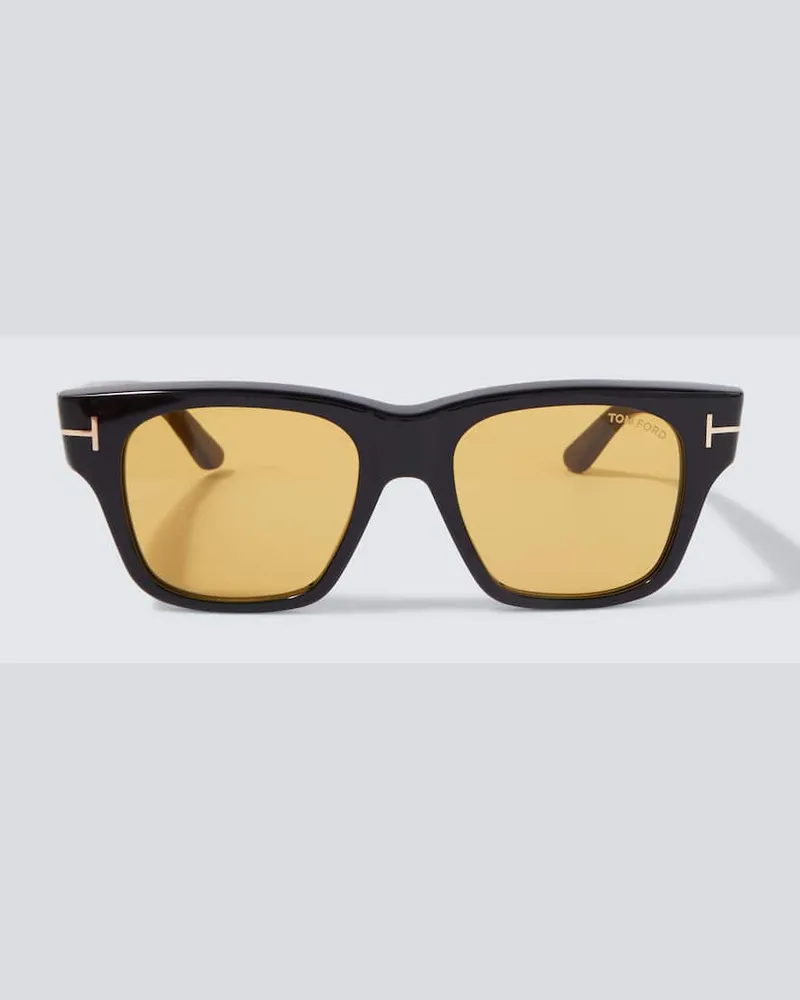 Tom Ford Eckige Sonnenbrille Caine Braun