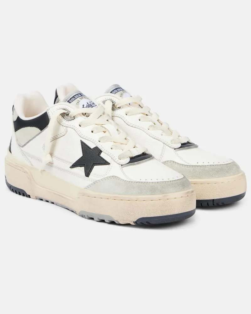 Golden Goose Sneakers Ball Star mit Glitter Weiß