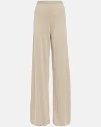 Rick Owens Lilies Weite High-Rise-Hose Grau