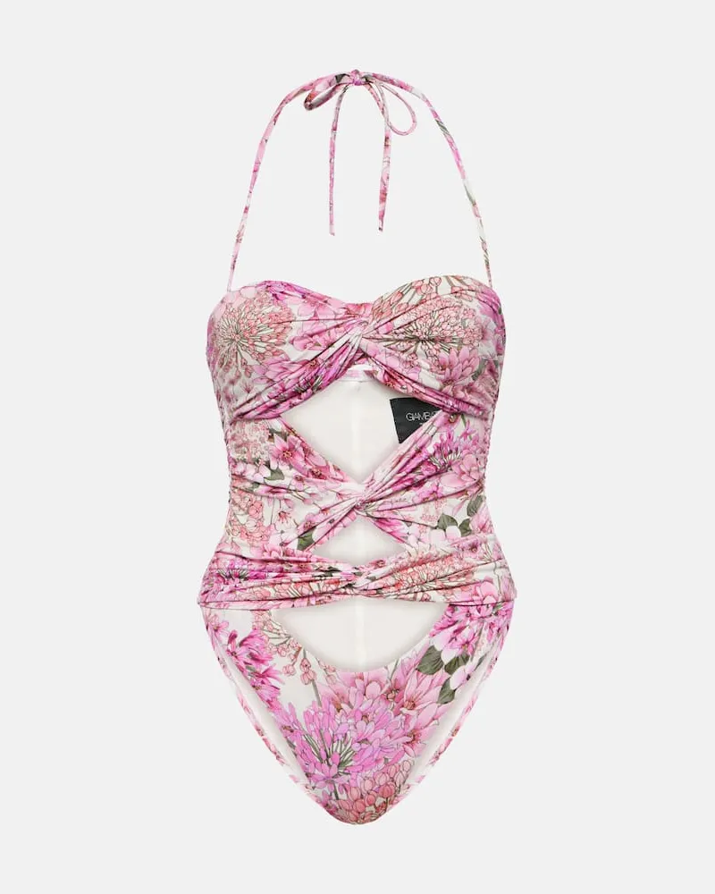 Giambattista Valli Badeanzug Saint-Rémy Rosa