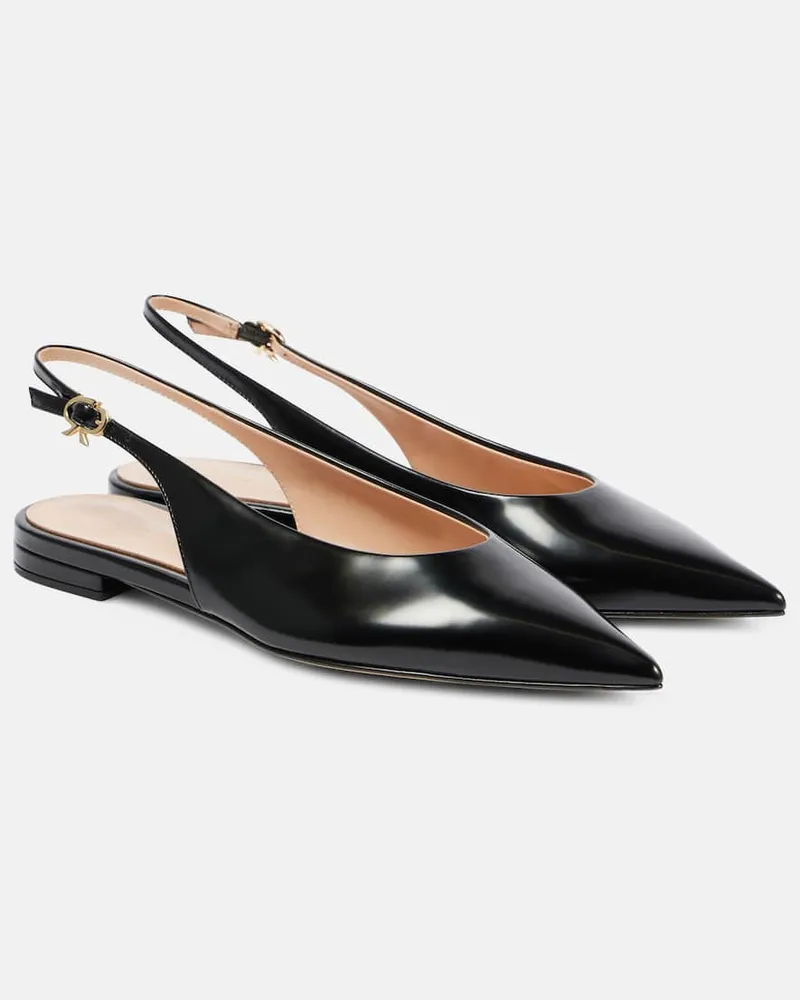 Gianvito Rossi Slingback-Ballerinas Robbie Sling 05 Schwarz