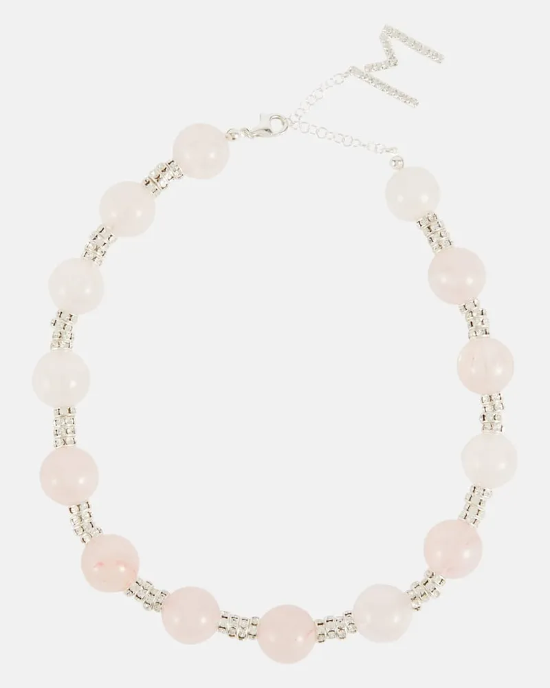 Magda Butrym Verzierte Halskette Pink