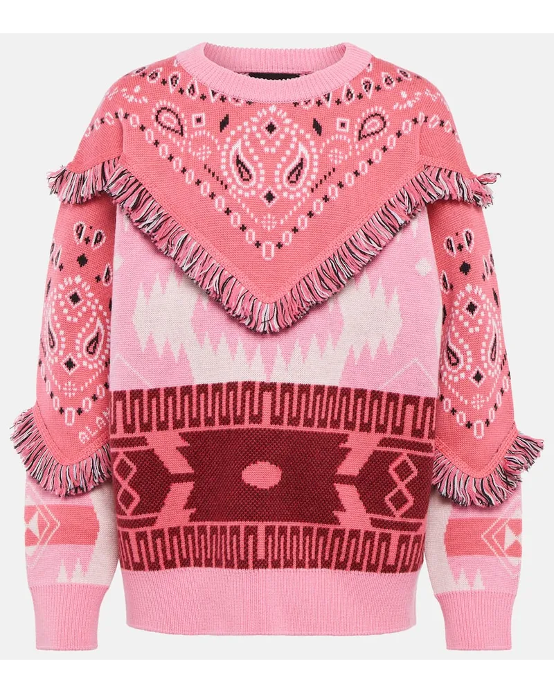 Alanui Pullover aus Wolle Pink